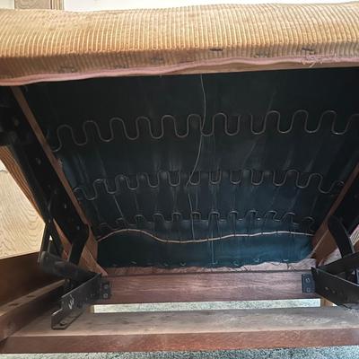 Mid Century Upholstered Recliner (See Details)