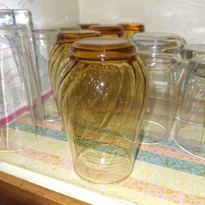 Amber glasses