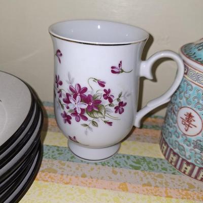 Sheffield sweet violets mug