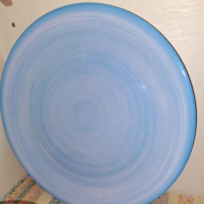 Rainbow turquoise plate