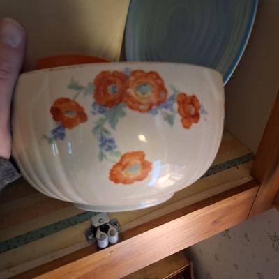 Hall Orange Poppy Bowl