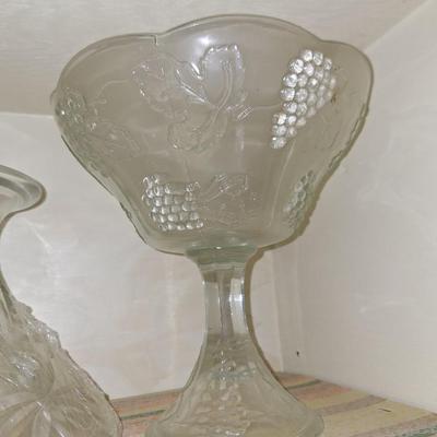 Harvest Clear Round Compote dish