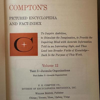 1968 Compton’s Encyclopedia Set