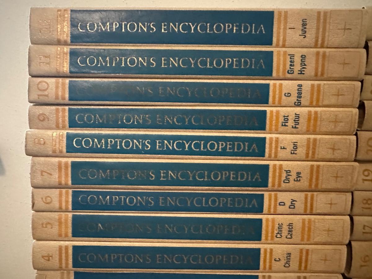 1968 Compton's Encyclopedia Set | EstateSales.org