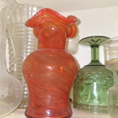 Orange Swirl Pitcher