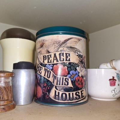 "Peace be to this house House" Canister