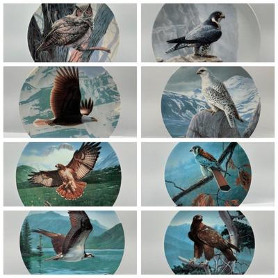 (8) The Majestic Birds Collection by Daniel Smith w/ Certificate of Authenticity