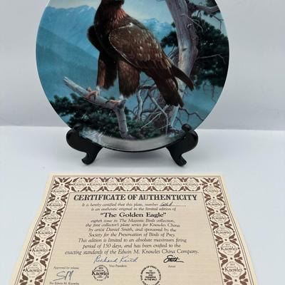 (8) The Majestic Birds Collection by Daniel Smith w/ Certificate of Authenticity