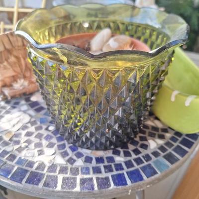Indiana Glass Diamond Point Vase