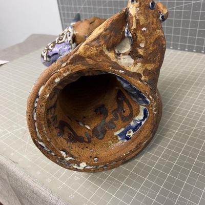 AWESOME!!! Stoneware Wizard with the Crystal Ball