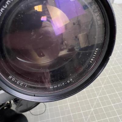 CANNON AW-1 35mm Film Camera with 2 Lenses