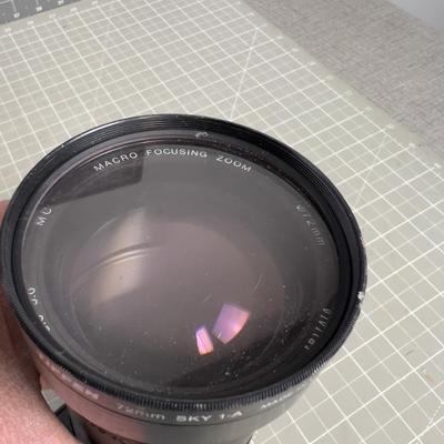 CANNON AW-1 35mm Film Camera with 2 Lenses