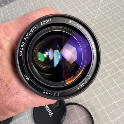 CANNON AW-1 35mm Film Camera with 2 Lenses
