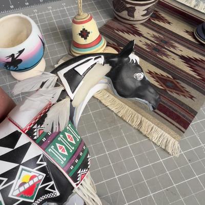 Grouping of Native American Themed Items