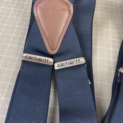 2 Pair of Navy Blue NEW CARHARTT Suspenders 