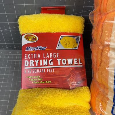 NEW Micro Fiber Towels Orange