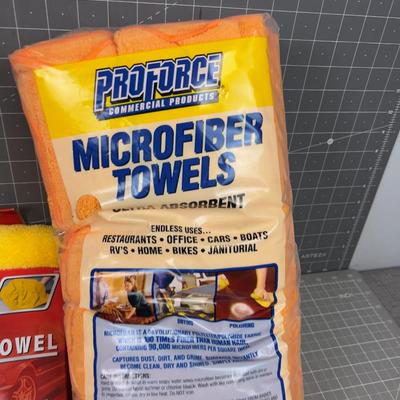 NEW Micro Fiber Towels Orange