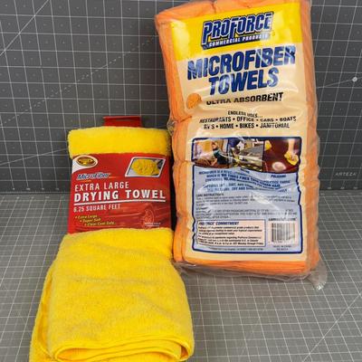 NEW Micro Fiber Towels Orange