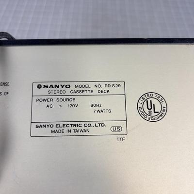 Sanyo Stereo Cassette Deck