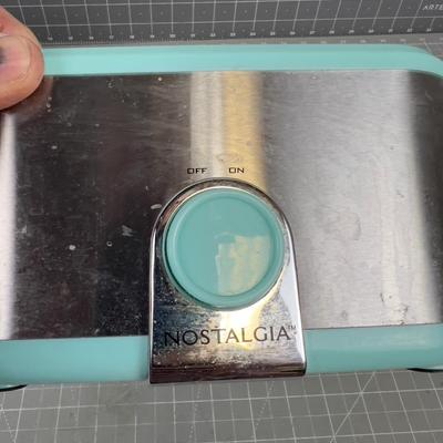 Turquoise Electric ICE CREAM MAKER 