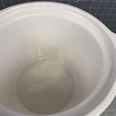 Hamilton Beach White Crock Pot 