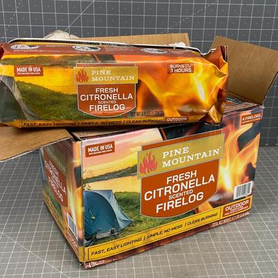 3 Citronella Logs 