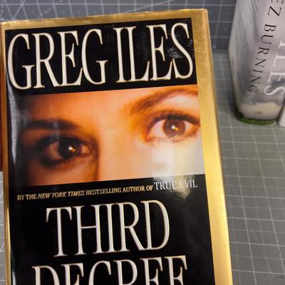 4 Greg Iles Hard bound Books