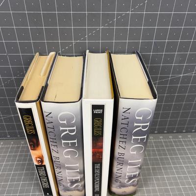 4 Greg Iles Hard bound Books
