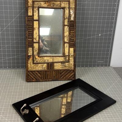 2 Small Mirrors 
