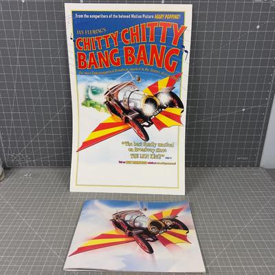 Broadway CHITTY CHITTY BANG BANG Musical Poster and Program dated 2005
