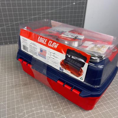 Eagle Claw Tackle Box with Tackle NEW 