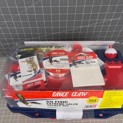 Eagle Claw Tackle Box with Tackle NEW 