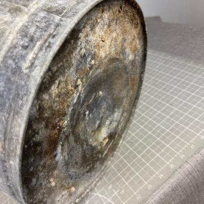 2 Galvanized Pails 