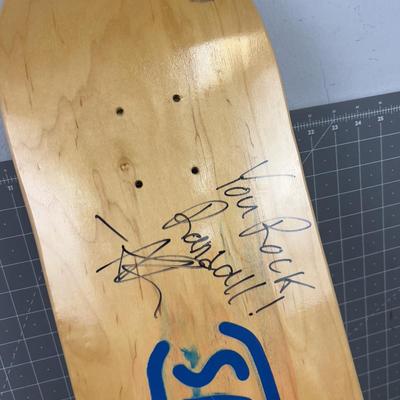 Skate Board Deck Signed 
