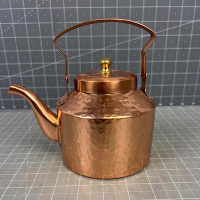 Solid Copper Tea Kettle 