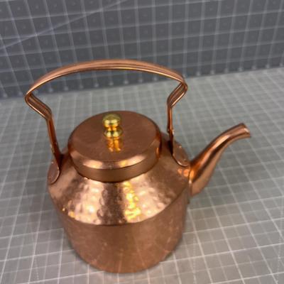 Solid Copper Tea Kettle 