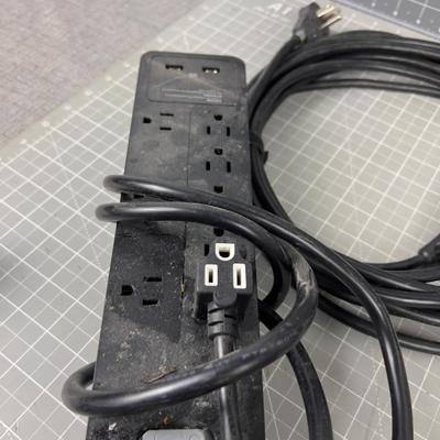 Lot of Extension Cords and Plug Multipliers 