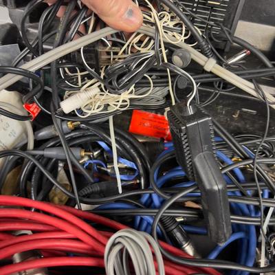 Audio Tech Parts Box, Cable, Mics etc.