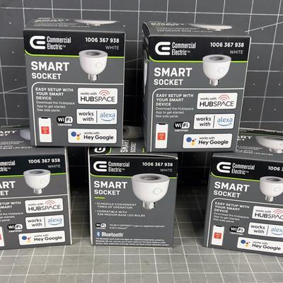 Commercial Electric Smart Sockets (5) 