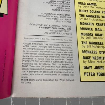 Creem Presents the MONKEES Magazine
