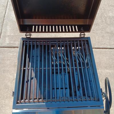 2-BURNER STAINLESS STEEL PORTABLE GRILL