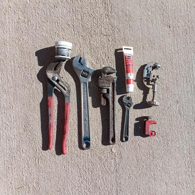 PIPE CUTTERS AND WRENCH, CRESCENT WRENCHES AND MORE