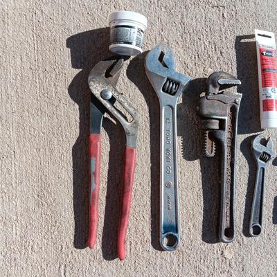 PIPE CUTTERS AND WRENCH, CRESCENT WRENCHES AND MORE