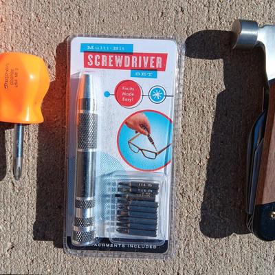 PRECISION SCREWDRIVER SET, 18 PC ALLEN WRENCH, MULTI TOOL AND SNAP-ON STUBBY SCREWDRIVER