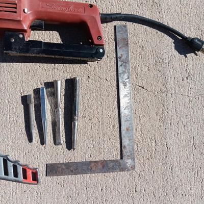 ELECTRIC STAPLE GUN, HAMMER, HAND SAW, PLIERS AND MORE