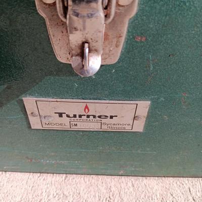 NICE TURNER METAL TOOL BOX WITH SHELF AND SOME HAND TOOLS