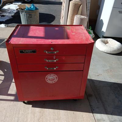 GUARDIAN POWER 3 DRAWER TOOL CHEST W/CABINET AND LOCKING CASTERS
