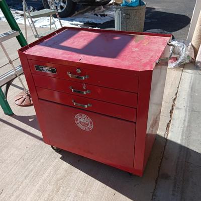 GUARDIAN POWER 3 DRAWER TOOL CHEST W/CABINET AND LOCKING CASTERS