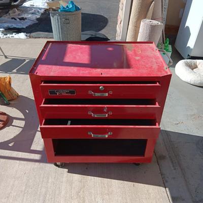GUARDIAN POWER 3 DRAWER TOOL CHEST W/CABINET AND LOCKING CASTERS