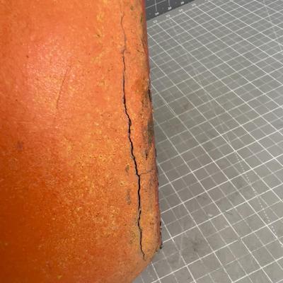 Terra Cotta Jack-O-Lantern Large